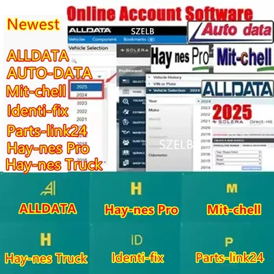 2025 Alldata Online Software Auto-data Hay-nes Pro Mit-chell Pro-demand Repair Automatic Update