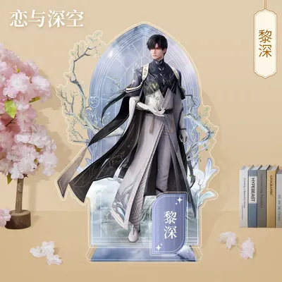 Game Love and Deepspace Zayne Anime Figure Acrylic Stand Model Plate Desk Decor Standing Sign Fans