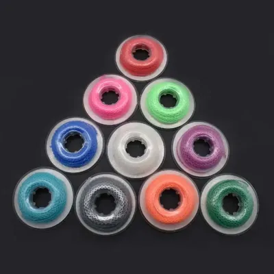 10Rolls/pack Dental Orthodontic Elastic Rubber Power Chain Rubber Band Long Short Closed Elastic