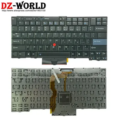 US English Keyboard for Lenovo Thinkpad T410 T420 T510 W510 T420s X220 Tablet i Laptop 45N2141