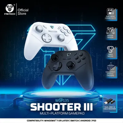 FANTECH SHOOTER III WGP13S Gamepad Wireless Gaming Controller Hall-Effect Triggers and Joystick