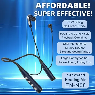 NEW Rechargeable Digital Hearing Aid Adjustable Tone Sound Amplifier Portable Deaf Elderly Hearing Aids 120H