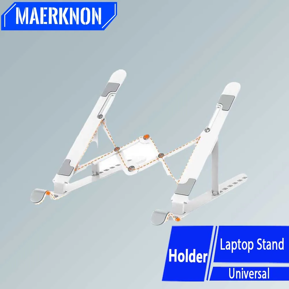Tragbarer Laptopst änder verstellbar faltbar für MacBook Air Pro Computer Laptop halterung Unterstützung abs Halter Zubehör bequem Image
