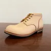 V600 rockcanroll größe 35-52 echtes italienisches gemüse bräunung kuh leder hand gefertigter haltbarer goodyear genähter biker stiefel