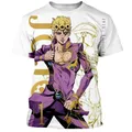 2024 New Jojo Bizarre Adventure t-shirt Anime Manga 3D Print Streetwear uomo e donna moda oversize Kids Tees top abbigliamento