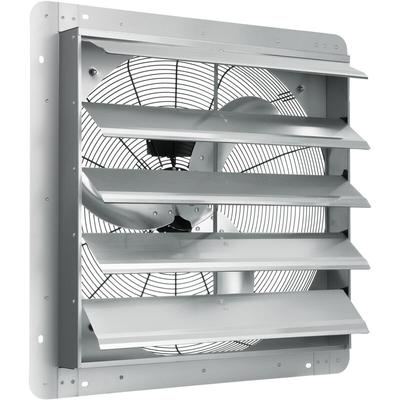 Abluftventilator, 610 mm, 1400 U/min, 2892 cfm, Dachbodenventilator aus Aluminium zur Wandmontage Image