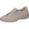 Schnürschuh WALDLÄUFER "KYA", Damen, Gr. 6,5, silber (hellgrau, silberfarben), Nubukleder, Nappaleder, sportlich, Schuhe, Freizeitschuh, Halbschuh, Komfortschuh in extrabreiter Schuhweite K