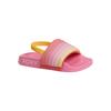 Sandale ROXY "Slippy Ribbed", Gr. 5(20,5), rot (sunset), Obermaterial: 72% Polyester, 18% PU / Futter: 100% Polyester / Außensohle: 100% EVA, Schuhe