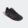 Fußballschuh ADIDAS PERFORMANCE "PREDATOR CLUB FG/MG", Gr. 44, core schwarz, grau four, lucid rot, Synthetik, sportlich, Schuhe