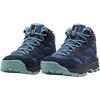 Wanderschuh JACK WOLFSKIN "VOJO TOUR TEXAPORE MID K", Gr. 38, blau (night blau), Synthetik, Textil, sportlich, Schuhe, Wasserdicht