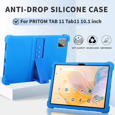 For PRITOM TAB 11 tablet Kickstand Coat Shockproof Cover Case PRITOM TAB 11 Tab11 10.1 inchesSoft