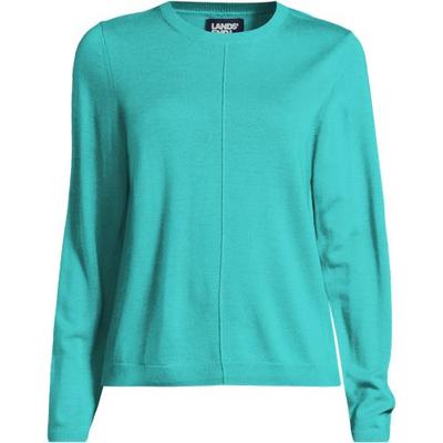 Merino Crew Neck Jumper, Women, size: 16-18, petite, Misc, Wool, by Lands' End