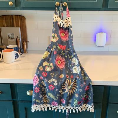 Anthropologie Kitchen | Antbropologie Apron | Color: Blue | Size: Os