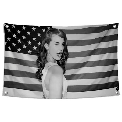 l-Lana Del Reys Flag Home Decor Tapestry Flag to Hang Cartoon Garden Personalized Items Flags for