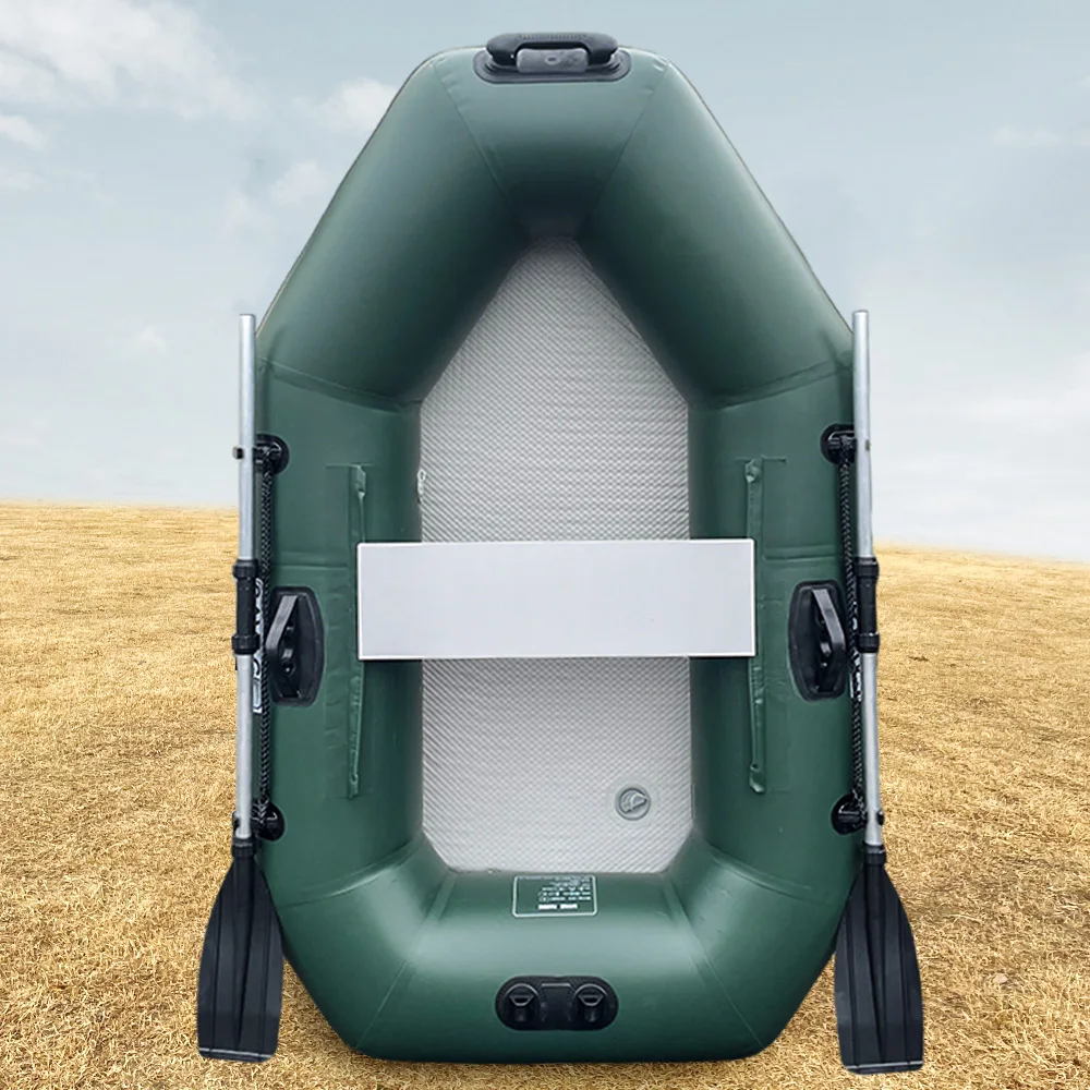 Luftmatratze für Ruderboote, Einzelkajak zum Angeln, 1,8 m, kostenloses Zubehör, Wasserspiel, Outdoor-Sportarten Image