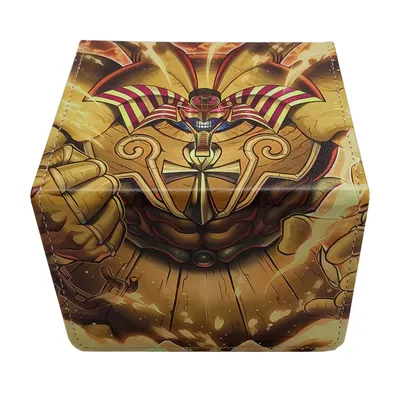 Diy Self Made Yu-Gi-Oh! Exodia The Forbidden One Karte Aufbewahrungsbox Leder Pu Kartenbox Magnetische Aufbewahrungsbox Anime Karten Geschenkspielzeug Image