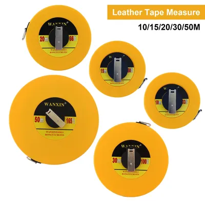 10/15/20/30/50M Tape Measure Circular Glass Fiber Leather Tape Measure Tools Carpenter Metric Measuring Meter Tape Measure Tool