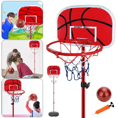 Mini Basketball Hoop with Ball and Pump Portable Basketball Hoop Adjustable Basketball Hoop Set