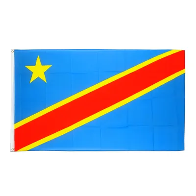 XIANGYING 3x5Fts Democratic Republic Congo Flag Cod Cd Congolese