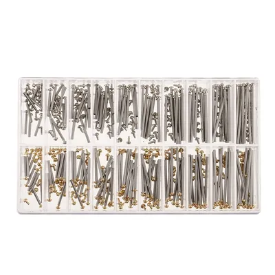 Watch Strap Screw Bar/Lug for Watch Band Stainless Steel Watch Screw Tube Rod Spring Bar Screw 10mm