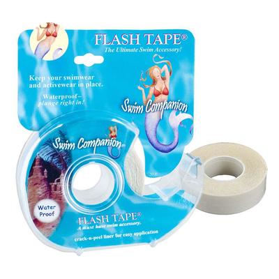 Plus Size Women's swim companion flash tape by Brazabra in Clear