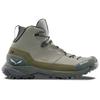 Salewa - Puez Leather Mid PTX - Wanderschuhe 46,5 | EU 46,5 grau/oliv