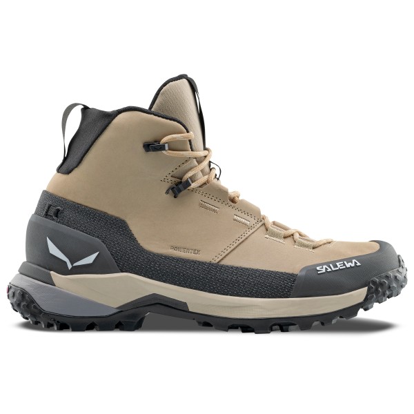Salewa - Women's Puez Leather Mid PTX - Wanderschuhe 43 | EU 43 beige/grau