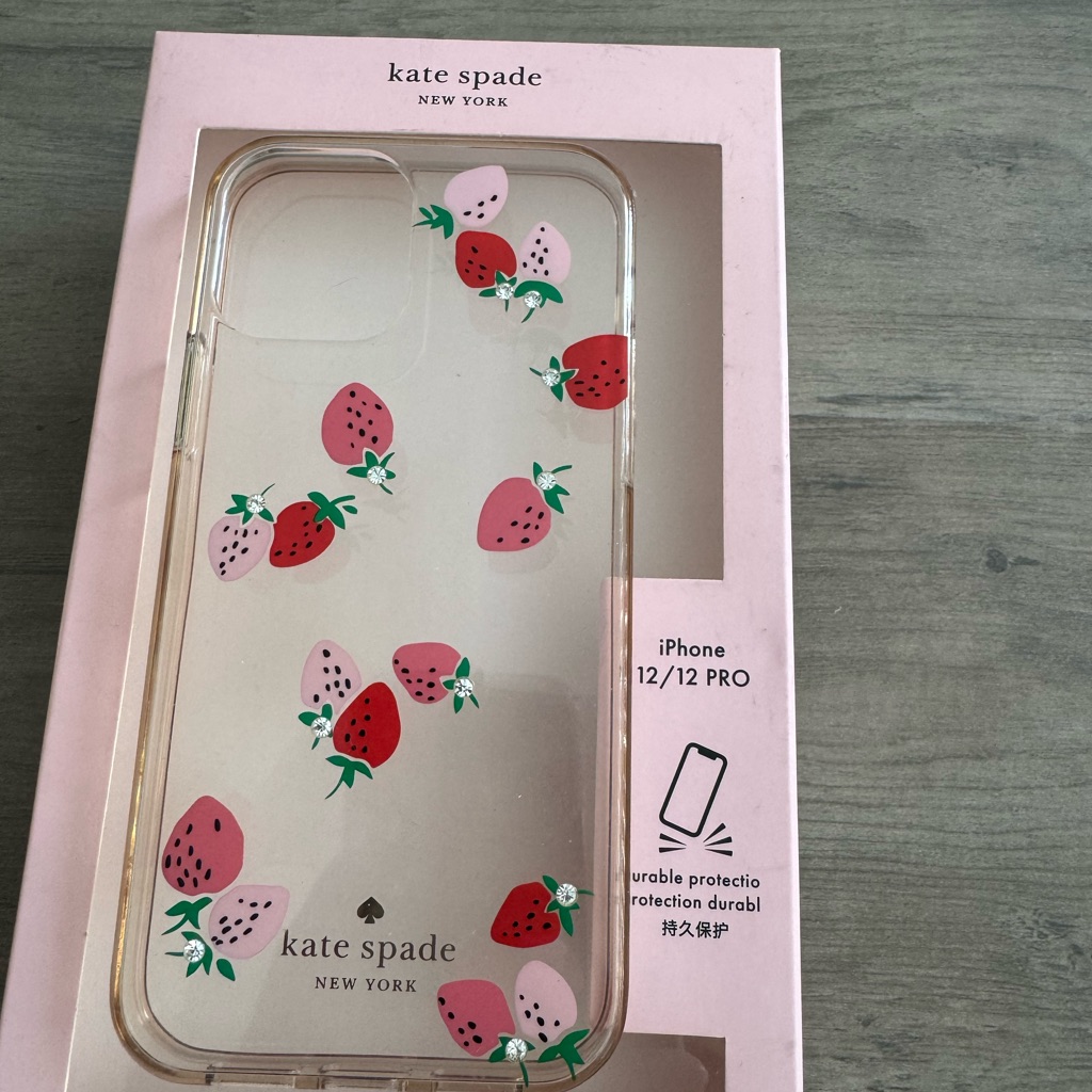 Kate Spade Cell Phones & Accessories | Kate Spade Red Strawberry Case For Cell Phones | Color: Red/White | Size: 12/12pro