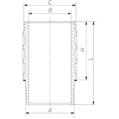 MAHLE Zylinderlaufbuchse Universal 139mm 061 WN 27 00 Image