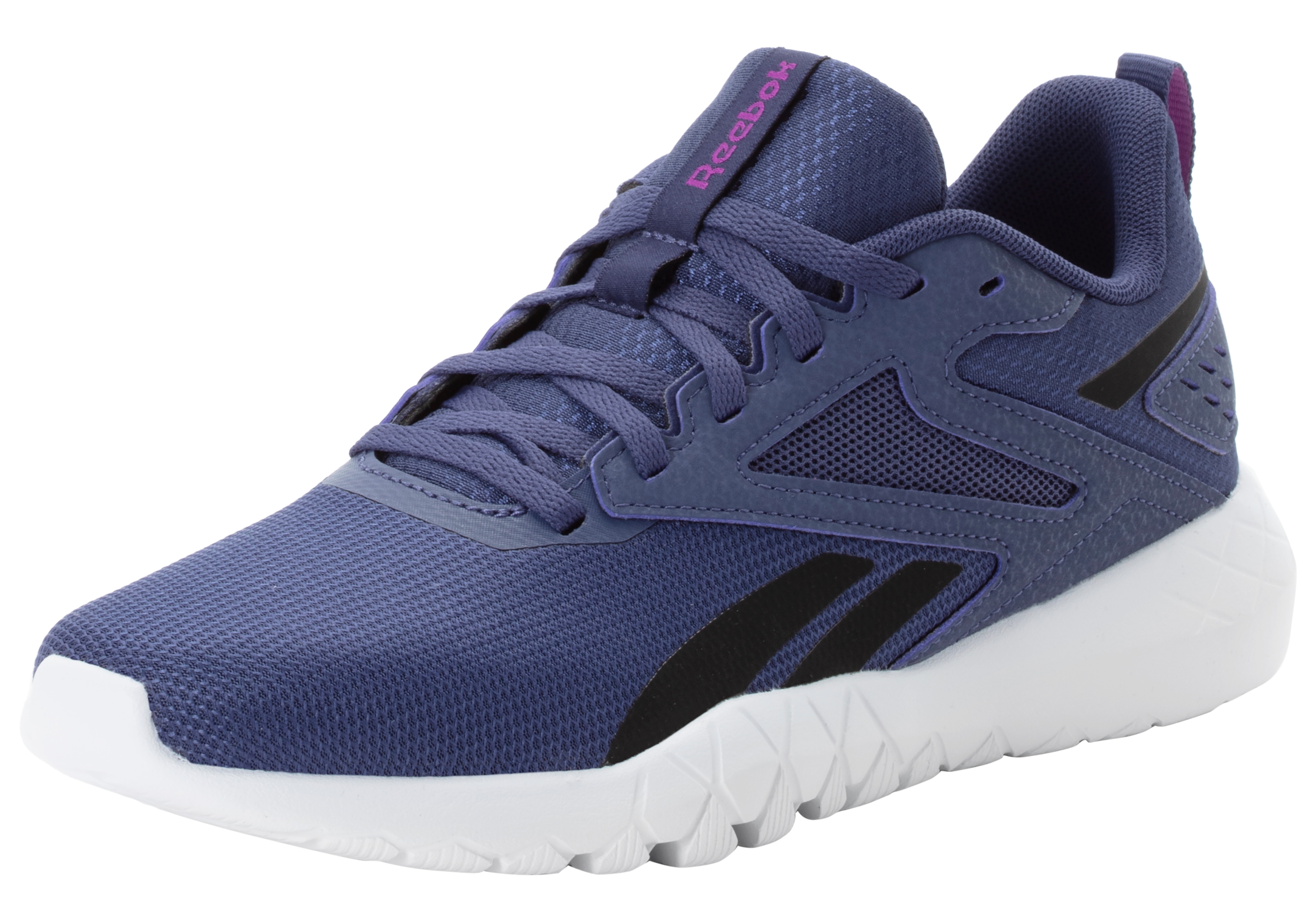 Trainingsschuh REEBOK "FLEXAGON ENERGY TR 4", Damen, Gr. 39, lila (twilight lila, schwarz, ftw weiß), Synthetik, Textil, Schuhe
