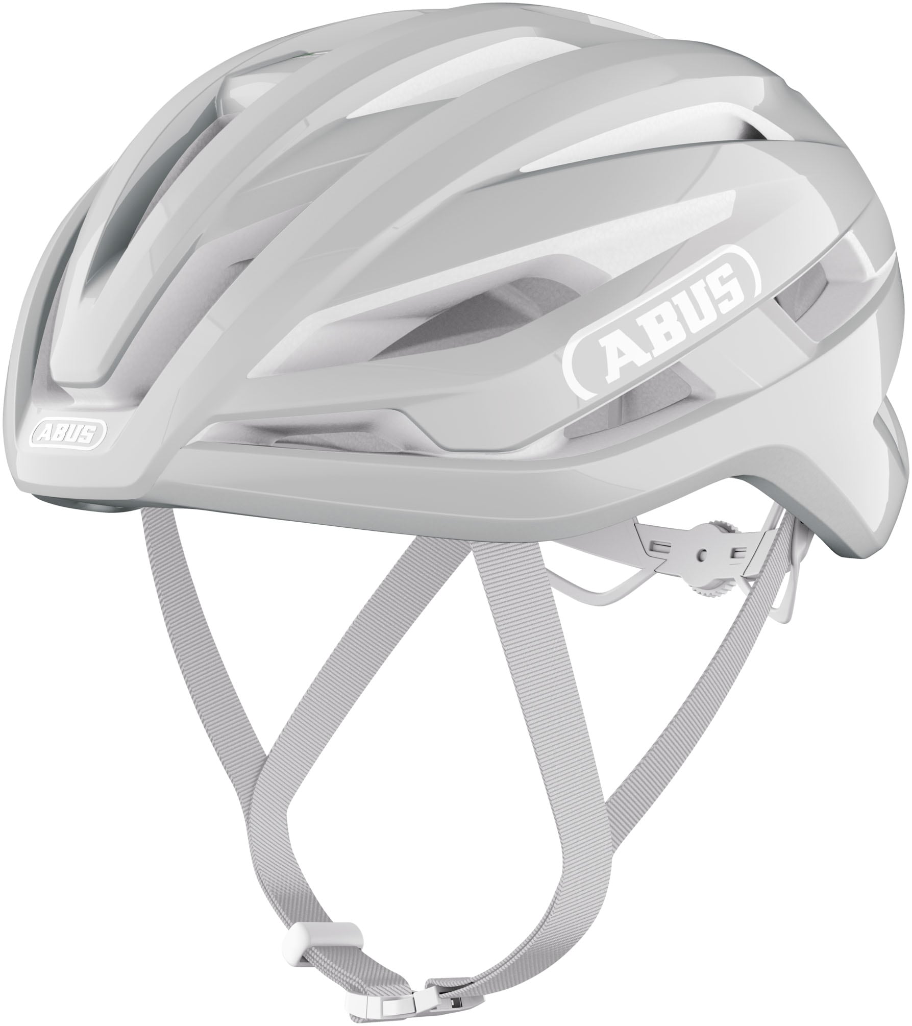 Fahrradhelm ABUS "STORMCHASER ACE" Gr. S, grau (grau (pure grau)), Helme, S Kopfumfang: 51cm - 55cm Image