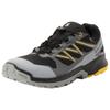 Trailrunningschuh SALOMON "XA FLYER GORE-TEX", Gr. 49, schwarz, castlerock, powder giallo, Textil, Synthetik, sportlich, Schuhe, wasserdicht