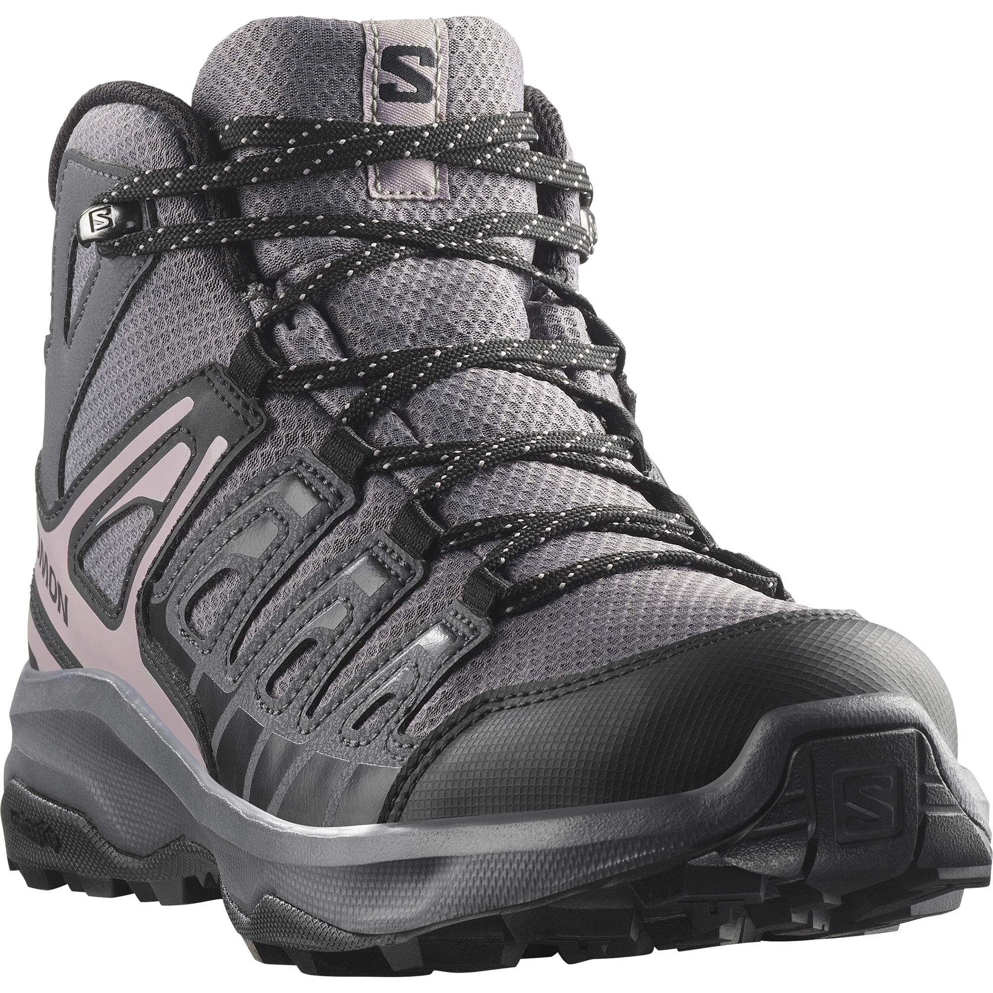 Wanderschuh SALOMON "EXTEGRA MID GORE-TEX W", Damen, Gr. 41, excalibur, nine iron, nirvana, Synthetik, Textil, Schuhe Wanderschuh, wasserdicht, Topseller