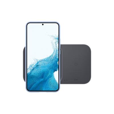 SAMSUNG Induktions-Ladegerät "Wireless Charger Duo EP-P5400", grau (dunkelgrau), B:12cm H:8cm T:20cm, Ladegeräte Image