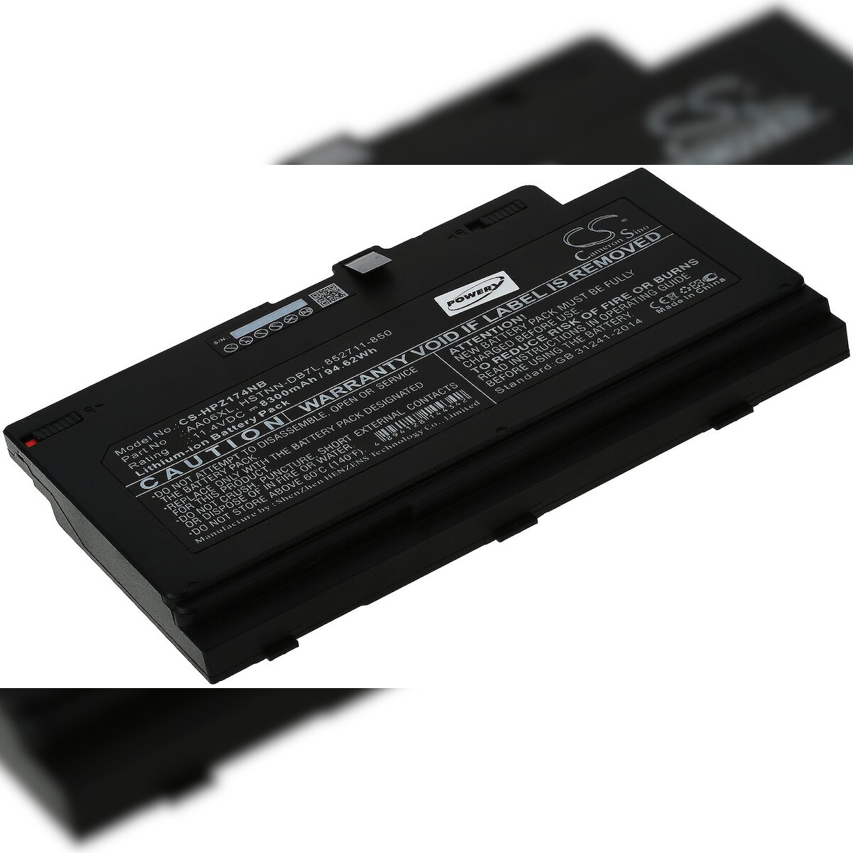 Powery Akku für Laptop HP ZBook 17 G4 Mobile Workstation / Typ AA06XL