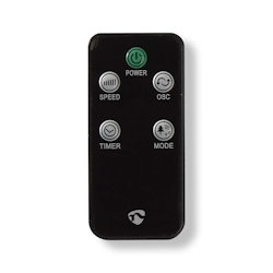 Nedis Remote fan black Image