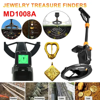 Hohe Empfindlichkeit Unterirdischen Metall Detektor Gold Silber Detektor Wasserdicht Gold Finder Handheld Alarm Spule Metall Erkennen Werkzeug