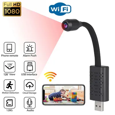 Mini Kamera HD 1080P WiFi Camcorder Tragbare Drahtlose Modul Video Recorder Bewegungserkennung Überwachungskamera Remote View