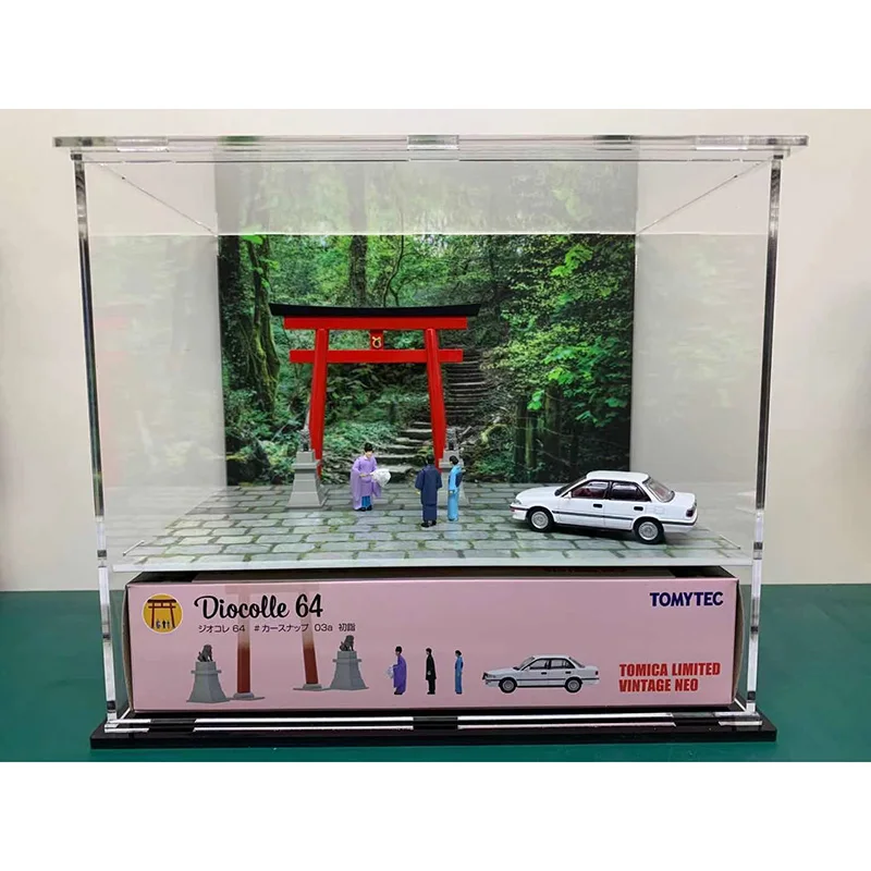 TLV TOMYTEC Torii-Szene im Maßstab 1:64, DIY-Acryl-Displaybox, Dekoration für Erwachsene, Geschenkkollektion, statische Dispiay, BoyToys Image