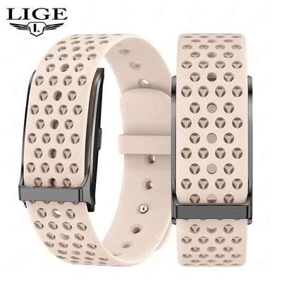 LIGE Damen-Smartwatch, Fitness-Aktivitäts-Tracker, bildschirmloses Gesundheitsarmband, mehrere Image