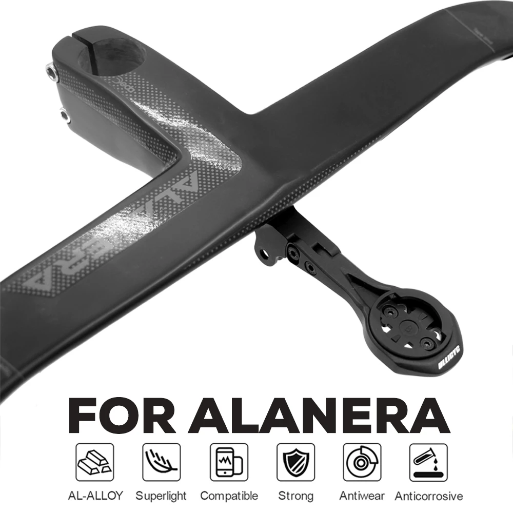 Für Deda ALANERA / ALANERA DCR Integrierte Lenker-Computerhalterung, kompatibel mit GPS/Garmin/Bryton/Wahoo/CATEYE Aluminium Image