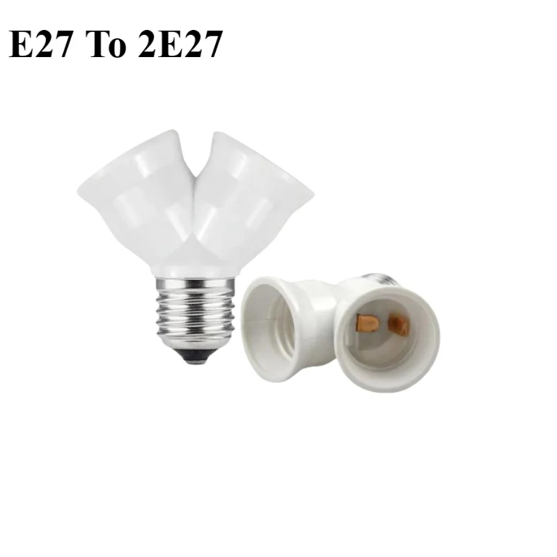 E27 bis 2 e27 Basis lampe Lampen fassung Adapter Konverter fassung Lampen fassung für Innen steckdose Lampen fassung Lampen fassung
