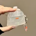 Custodia per auricolari per Airpods 4 airpods 3 custodia per Airpods pro 2 custodia per auricolari Bluetooth senza fili borsa per pesci rossi custodia per airpods in silicone