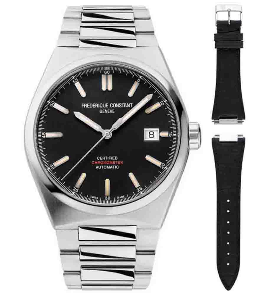 Frederique Constant Frédérique Highlife Mens Silver Watch FC-303BBG3NH6B Stainless Steel - One Size