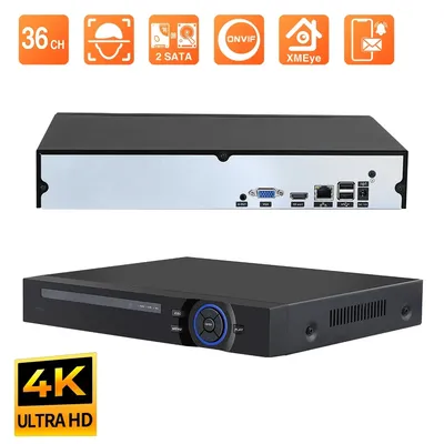 Techage 4K 32CH NVR Network Video Recorder H.265 Hard Disk Video Recorder Home Security CCTV