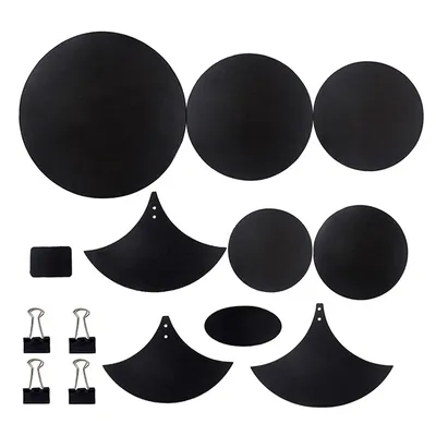 14Pcs Drum Mute Pads Silencer Drumming Practice Rubber Foam Pad Cymbal Mute Pad for Jazz Snare