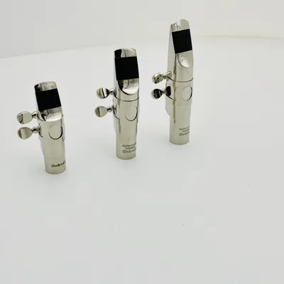 New Product Dukoff Saxophone Mouthpiece For Alto Soprano Tenor Nickel Plated Size 5 6 7 8 9 Sax