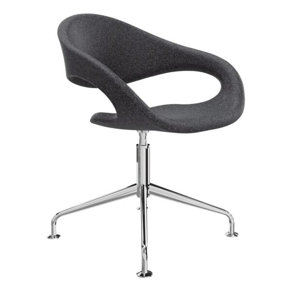 fm Büromöbel Drehsessel »ELAN« Sternenfuß schwarz