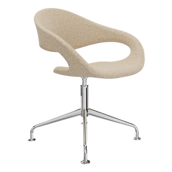 fm Büromöbel Drehsessel »ELAN« Sternenfuß beige
