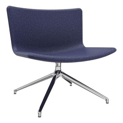 fm Büromöbel Lounge-Sessel »Lodus« mit 4-Sterndrehfuß ohne Armlehnen blau, 86x42x72 cm Image